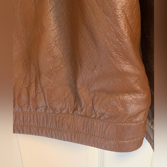 Vintage Robert Lewis Sherpa lined leather jacket, size 40 - Picture 11 of 11